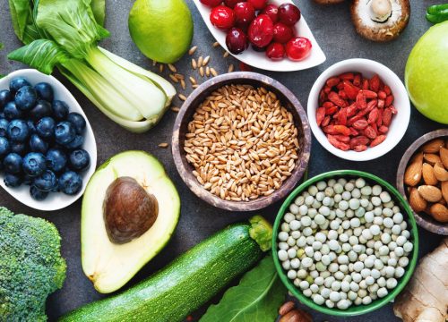 Photo of fruits, vegetables, and grains